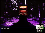 Skullz: Pixel RPG Online free game screenshot, character talking to a skull on a quest, retro adventure game.