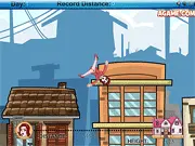 Screenshot of the boss flying out the window in My Dear Bosses 2 free online launcher game
