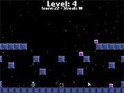 Shoot and Jump 2! Online action-platformer game - player shooting and jumping to collect stars