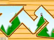 Play Jet Pack Pizza free online, arcade skill game with a character using a jetpack to avoid spiked walls in a tunnel.