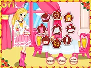 Sweet Cupcake Girl free online dress up game on PlayArcadeHub, girl with cupcake-themed clothes