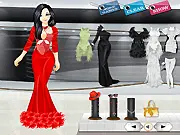 Feather Cocktail Dresses free online dress up game fashion stylist play glamour