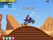 Free online Terrain Race dirt bike game racing against a timer