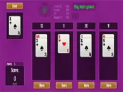 Catch 21 Blackjack free online card game puzzle score