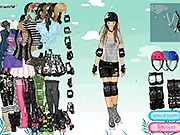 Skating Girl Korean Version free online dress up game - styling a cool girl in trendy K-fashion