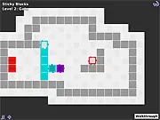 Sticky Blocks Online Free Puzzle Game Screenshot - Manipulating fused blocks