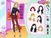 Funky Urban Girl Makeover free online fashion game, applying makeup and choosing funky outfits