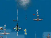 SkyPredator free online game, aerial combat fighter jet, flying ace dogfight action, free airplane game