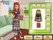 Caravan Trip Fashion Dress Up free online game - helping Alice choose comfortable and chic travel clothes