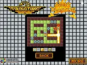 Agent Blasting free online jump-and-shoot game on PlayArcadeHub, retro action game