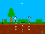 Zomboids Challenge free online retro zombie shooter game screenshot