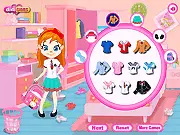 Play Cute Girl Daily Routine free online dress-up and puzzle game