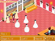 Bride's Shopping free online bridal shop time management and wedding dress game