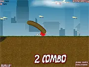 Play Effing Worms free online game where you control a giant hungry monster worm