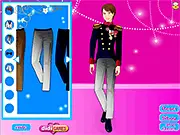 The Duke and Duchess of Cambridge, Kate Middleton and Prince William, dressed in regal wedding attire from The Royal Wedding online game