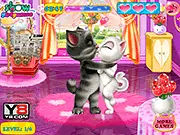 Tom Cat Love Kiss free online stealth kissing game featuring Tom and Angela on PlayArcadeHub