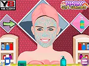 Miley Cyrus Spa Makeover free online makeup and dress-up game