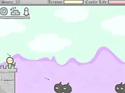 I Am Archer free online game, shooting bow and arrow at evil jelly robots