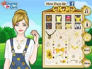 Sunflower Loving free online dress up and makeup game on PlayArcadeHub