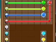 Power Connection free online logic puzzle game connecting colored lights and batteries on PlayArcadeHub