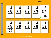 Play Quick Flash II free online multiplication game, practicing times tables with flash cards on PlayArcadeHub