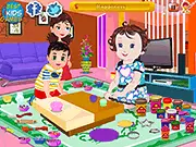 Baby Lisi Play Dough Cake free online creation game, making play dough cookies and cupcakes