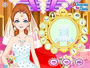 Bride Photo Shoot Makeover free online wedding game, stunning wedding gown and accessories