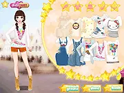 Amusing Day Dress Up free online game casual fashion park photoshoot