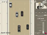 Drink & Drive Chase free online game, car following a beer truck, high-speed traffic dodging action