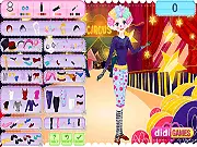 Circus Dress Up free online game styling Jasmine in colorful costumes and makeup for the show on PlayArcadeHub