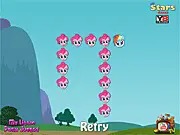 My Little Pony Switch free online puzzle game featuring Pinkie Pie and Rainbow Dash