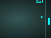 Screenshot of the Pong Retro game showing two paddles batting a square ball across a simple, modern-looking arcade playing field.