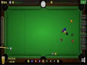 American 9-Ball Pool free online game cue ball breaks rack of pool balls