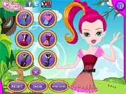 Monster High Gigi Grant Makeover free online game, dress-up and makeup, Gigi Grant fashion, Monster High character styling