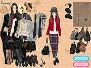 Lantern Woolen Short game screenshot – Free winter fashion and dress-up game on PlayArcadeHub