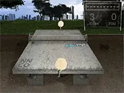 Table Tennis Challenger 2 free online game of ping pong played on a stone board