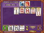 Play Power Solitaire online free card game, conquering challenging card decks