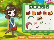 Garden Girl free online fruit picking and farming game with Clementine