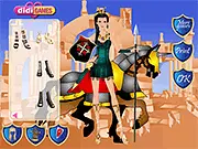 Spartacus Theme Dress Up free online game, dress up as a gladiator girl, create a warrior costume, play fashion game