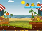 Fruits puzzle game free online gameplay screenshot smashing and clearing all fruits