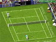 Playing Fog Tennis Cup, a free online isometric tennis sports game with adjustable difficulty