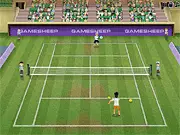 Play Tennis Champions online free game, three stage tournament, Grand Tennis Champion, arcade sports game