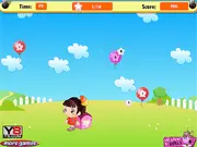 Balloon Stars free online game arcade clicking pop balloons collect stars