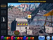 Free online game Escape From Grand Canyon, point and click adventure, escape the wilderness puzzle game, lost trekker finding clues