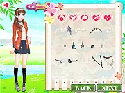 Two girl characters, Hannah and Rose, standing outdoors with smiling faces in fashionable summer clothes, ready for their day trip in the sunshine.