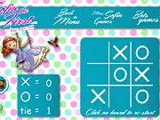 Play Sofia the First Tic Tac Toe online free, 2 players zone, classic strategy game, little beauty princess Sofia