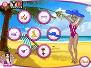 Play Elsa Tanning Salon free online makeover game helping the princess get a tan