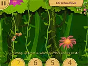 Math Buzz educational game online free, bee collecting pollen and protecting queen by solving math problems, practice math for different grades