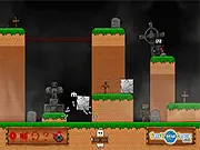 Castle of Terror free online platformer-puzzler game. Hero fighting monsters, zombies, and vampires in a dark castle across 30 levels.