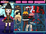 Play Magic Halloween Dressup free online costume and fashion game